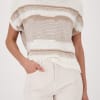Monari Textured Mixed Sweater 410442