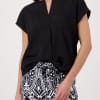 Monari Jersey Blouse With Jewelry 410766